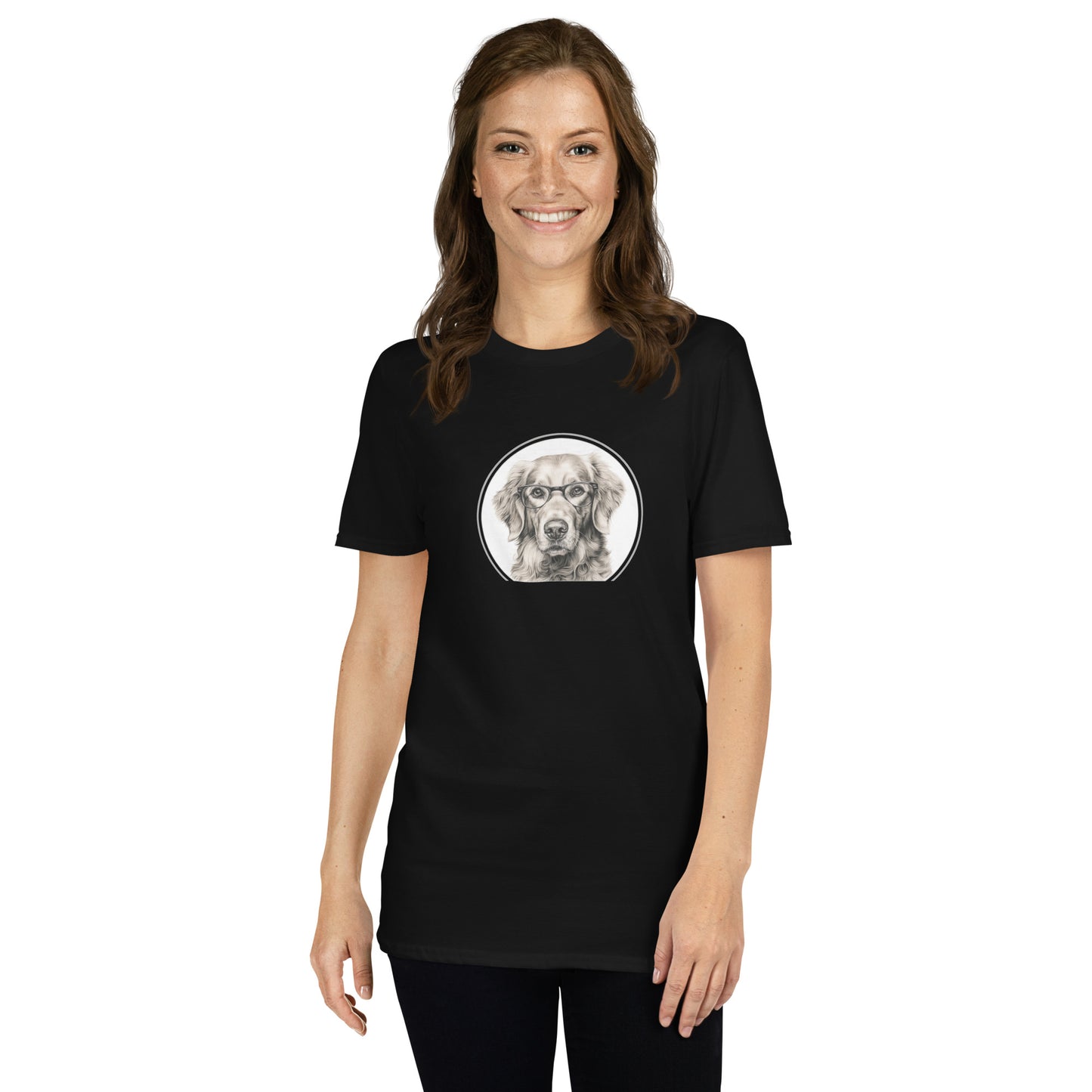 Smart Dog Series - Golden Retriever - Unisex T-Shirt