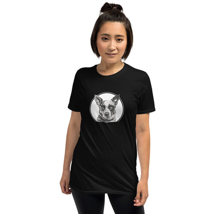 Smart Dog Series - Blue Heeler - Unisex T-Shirt