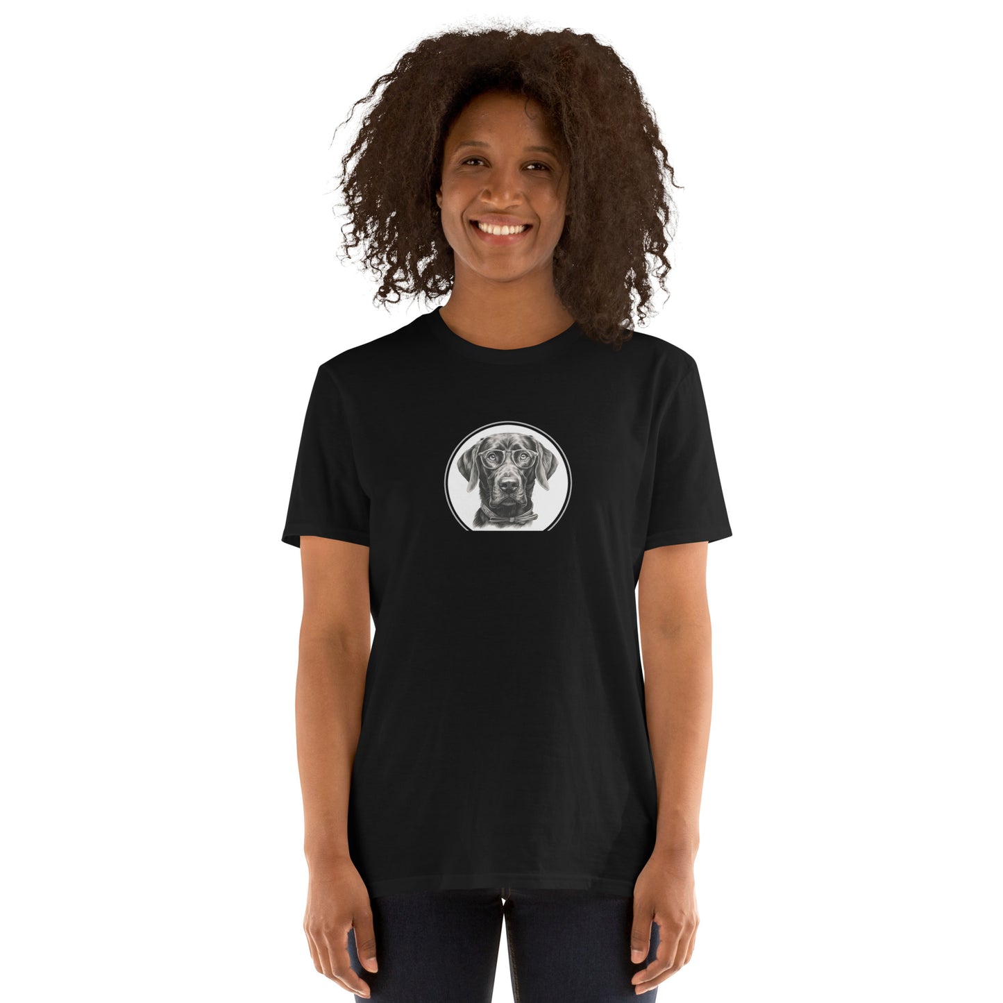 Smart Dog Series - Black Labrador - Unisex T-Shirt