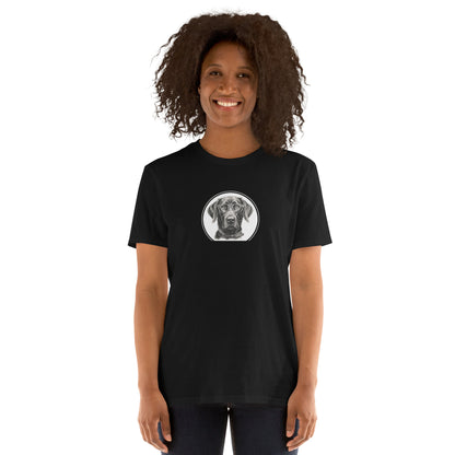 Smart Dog Series - Black Labrador - Unisex T-Shirt