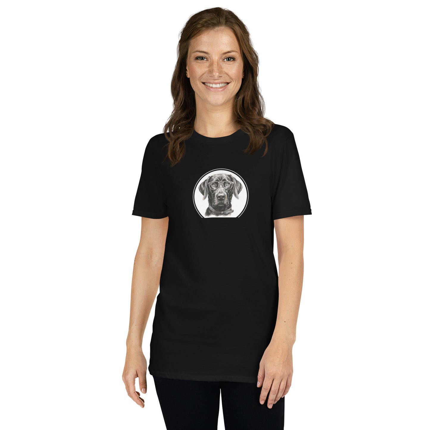 Smart Dog Series - Black Labrador - Unisex T-Shirt
