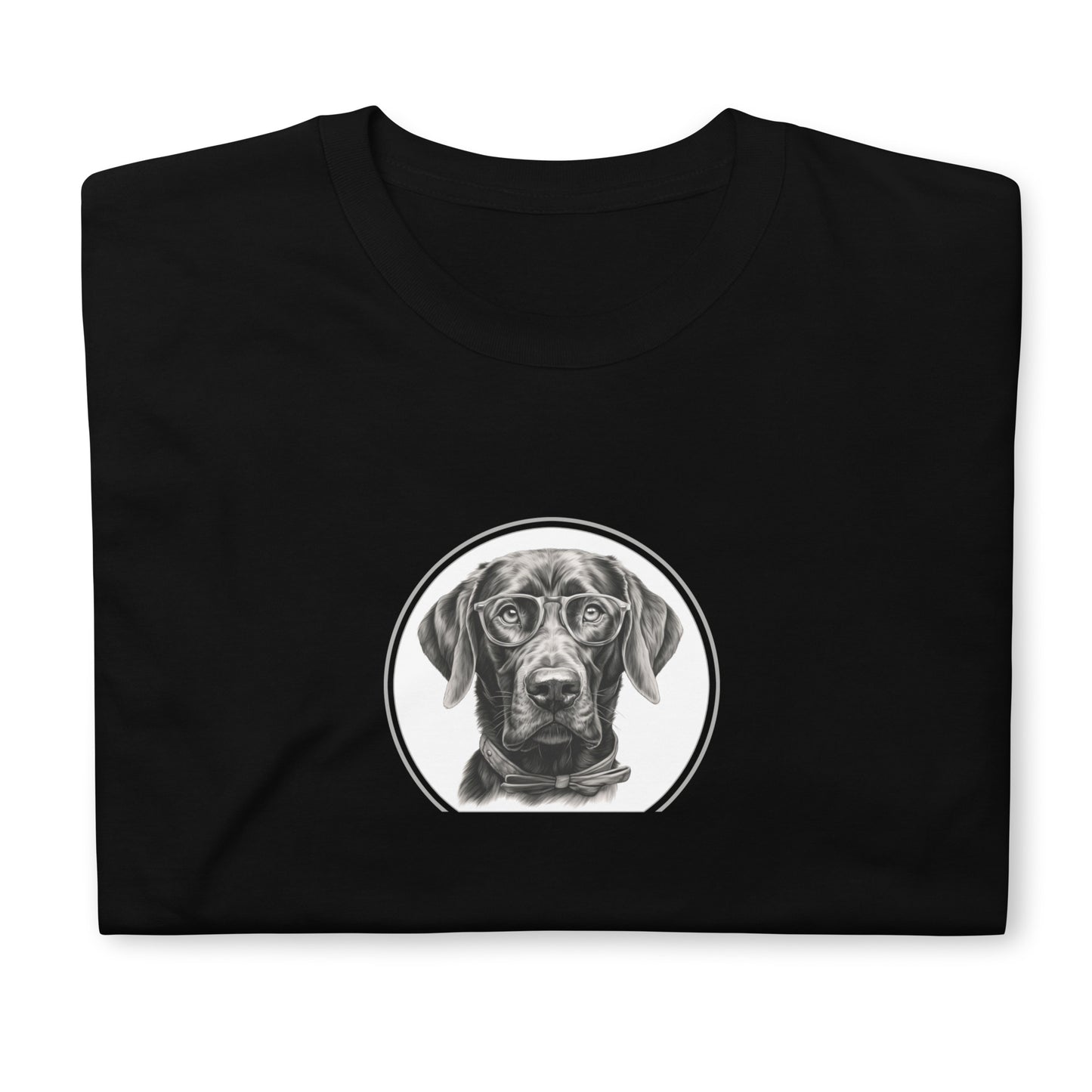 Smart Dog Series - Black Labrador - Unisex T-Shirt