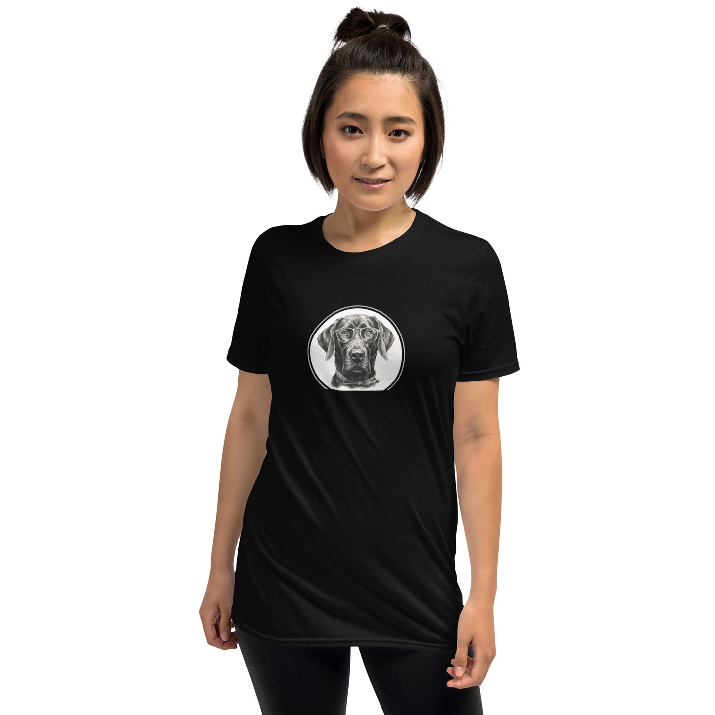 Smart Dog Series - Black Labrador - Unisex T-Shirt