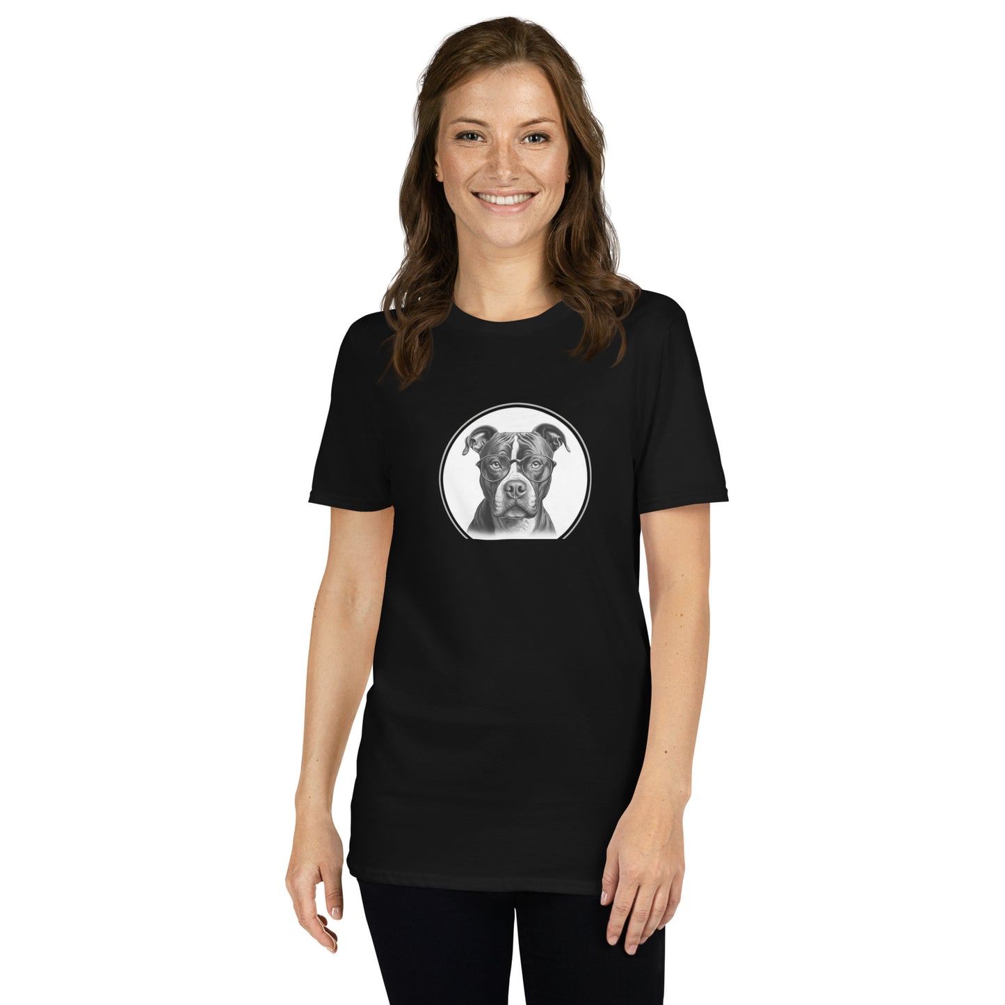 Smart Dog Series - Staffordshire Bull Terrier - Unisex T - Shirt