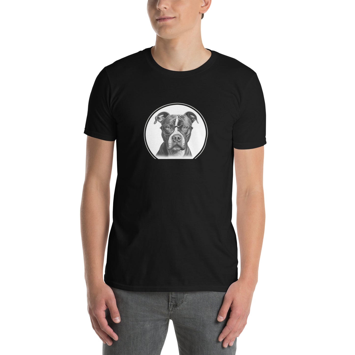 Smart Dog Series - Staffordshire Bull Terrier - Unisex T - Shirt