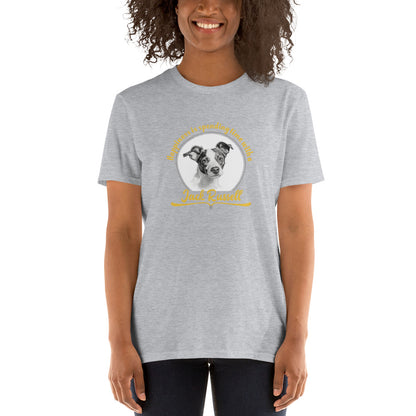 Happiness is spending time with a jack russell - Short-Sleeve Unisex T-Shirt