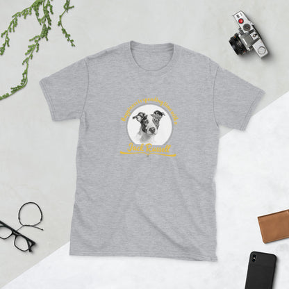 Happiness is spending time with a jack russell - Short-Sleeve Unisex T-Shirt