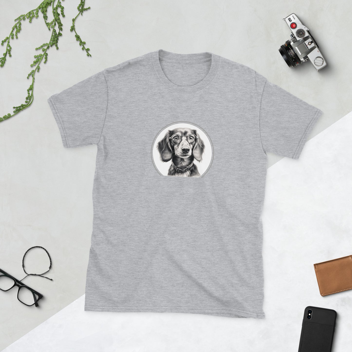 Smart Dog Series - Miniature Dachshund - Unisex T-Shirt