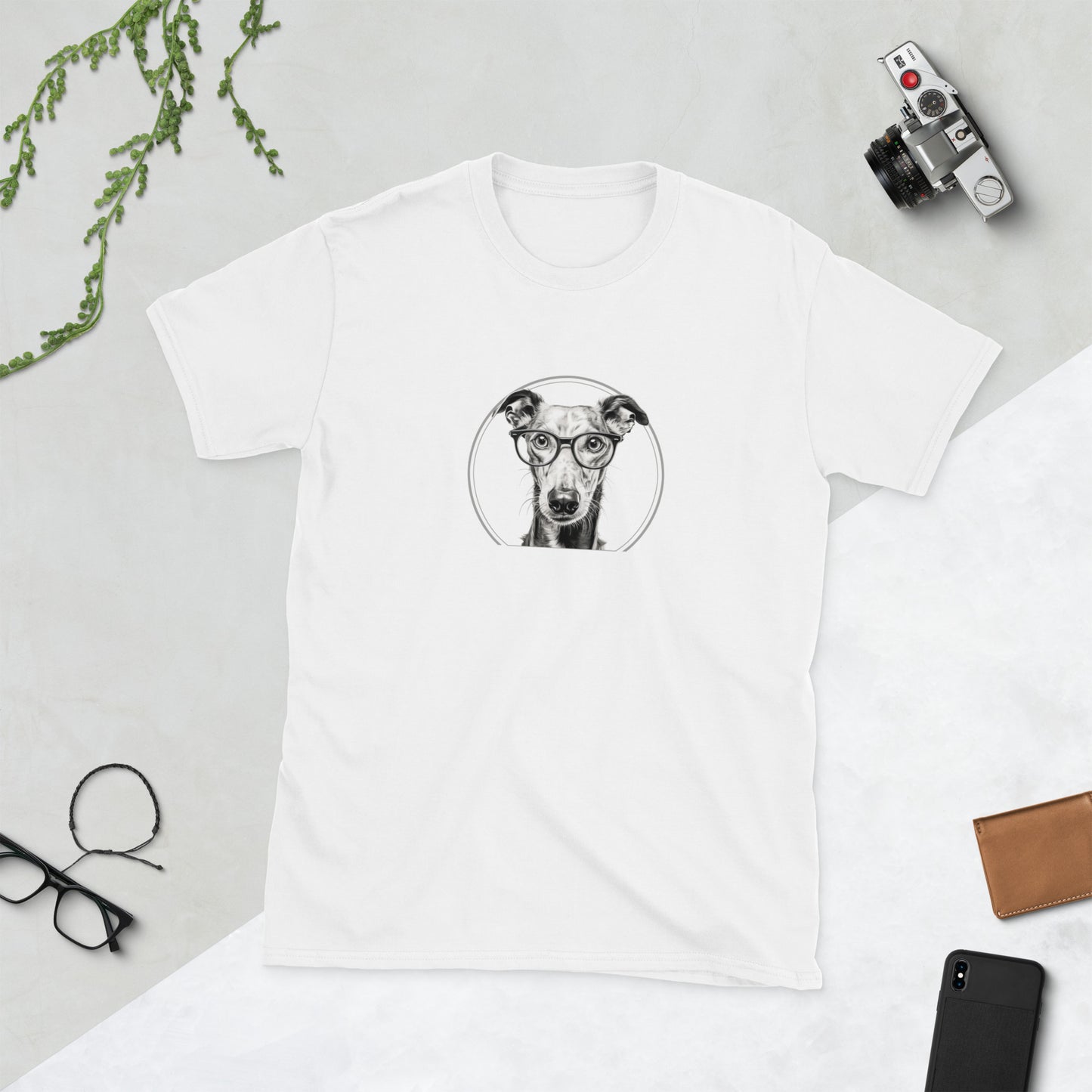 Smart Dog Series - Greyhound - Unisex T-Shirt