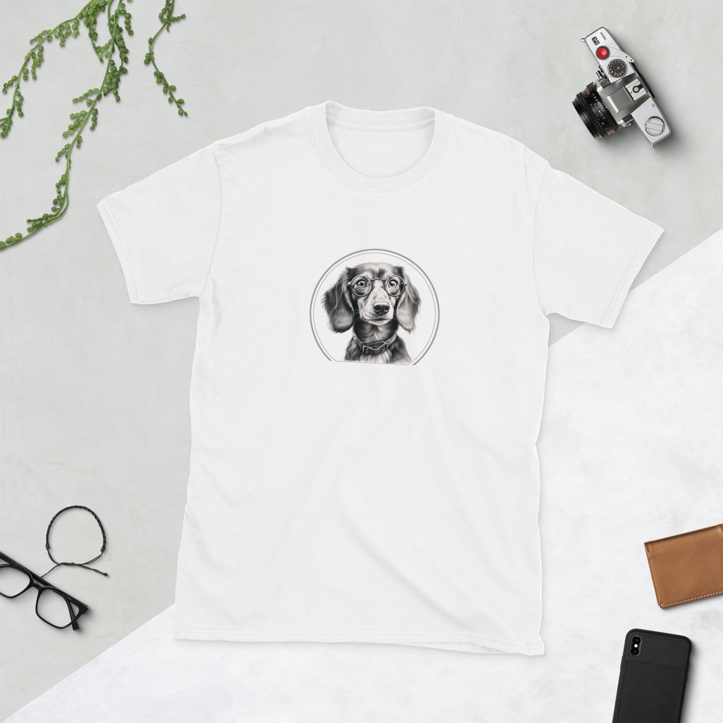 Smart Dog Series - Miniature Dachshund - Unisex T-Shirt