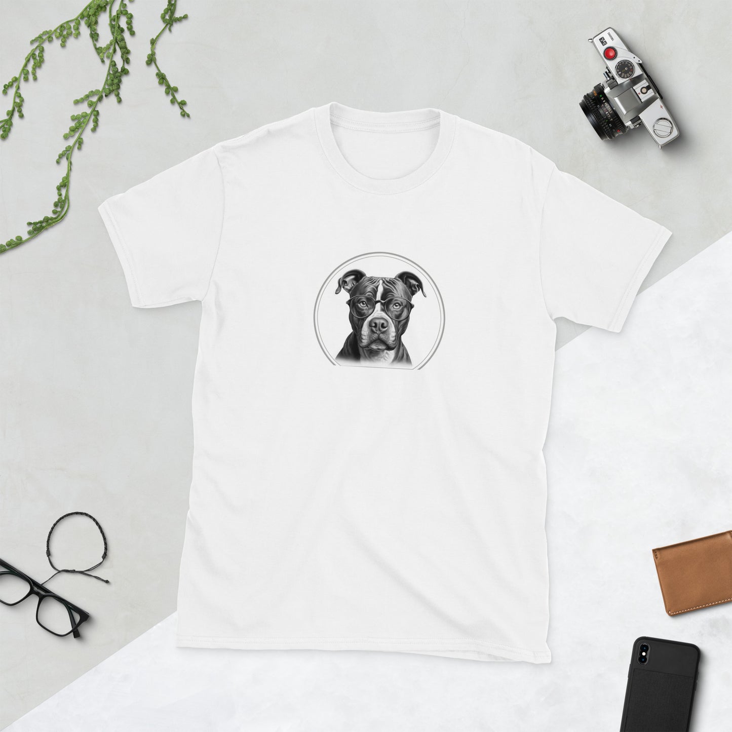 Smart Dog Series - Staffordshire Bull Terrier - Unisex T - Shirt